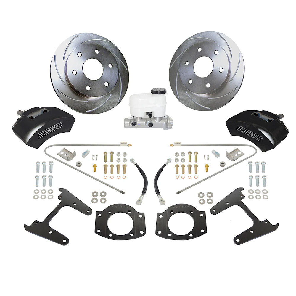 Rear Brake Conversion Kit (Drum to Disc) from SSBC for GMT400 K1500 Trucks