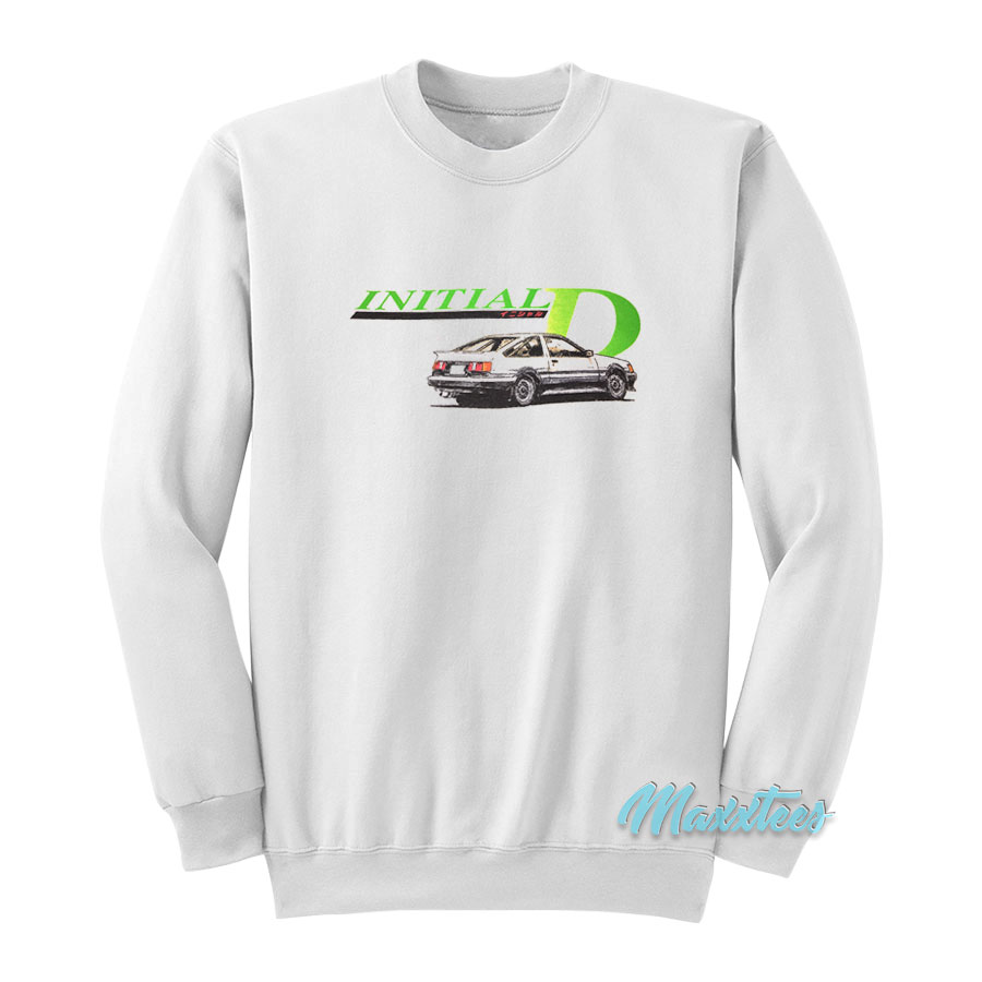 Initial D Car Anime Sweatshirt For Men's or Women's