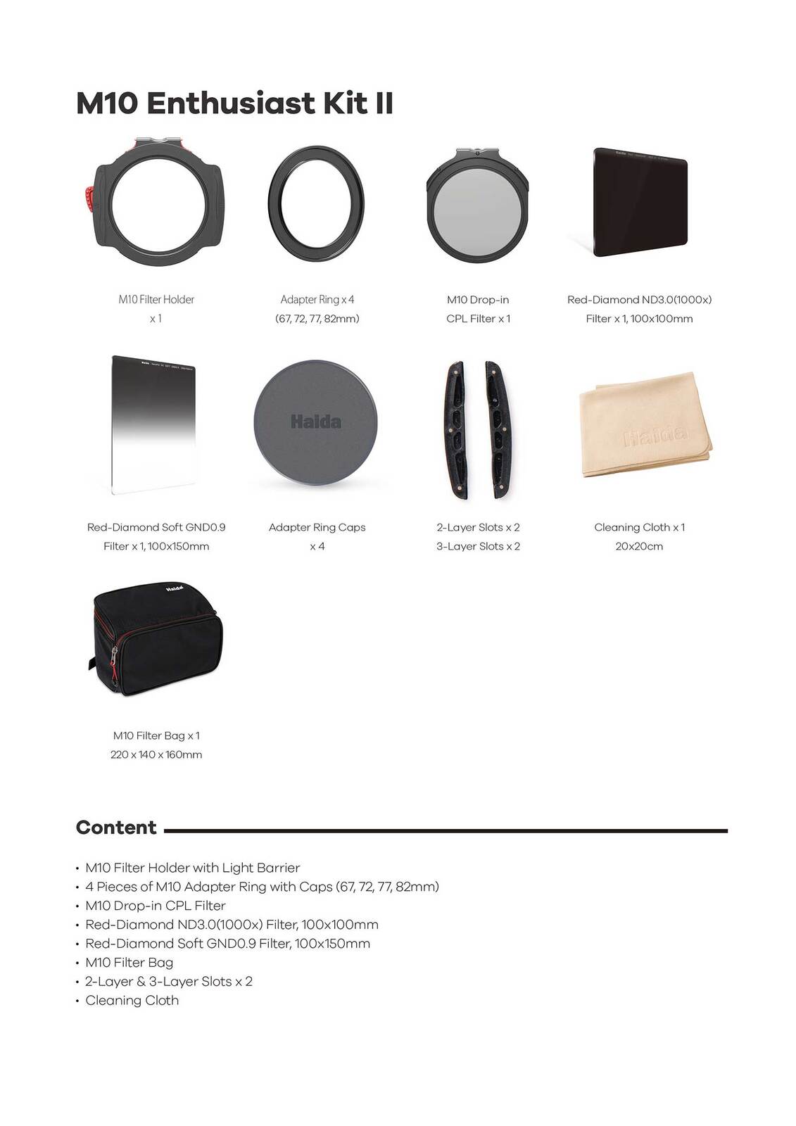 Haida M10 Enthusiast Kit ? Maxxum Pty Ltd