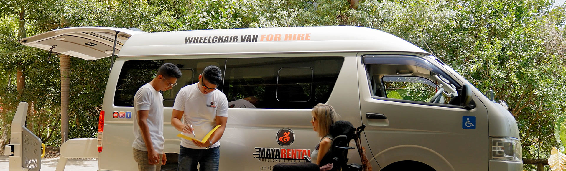 Maya Rental Wheelchair Van and Car Cairns Call Us Today 0423 044 489