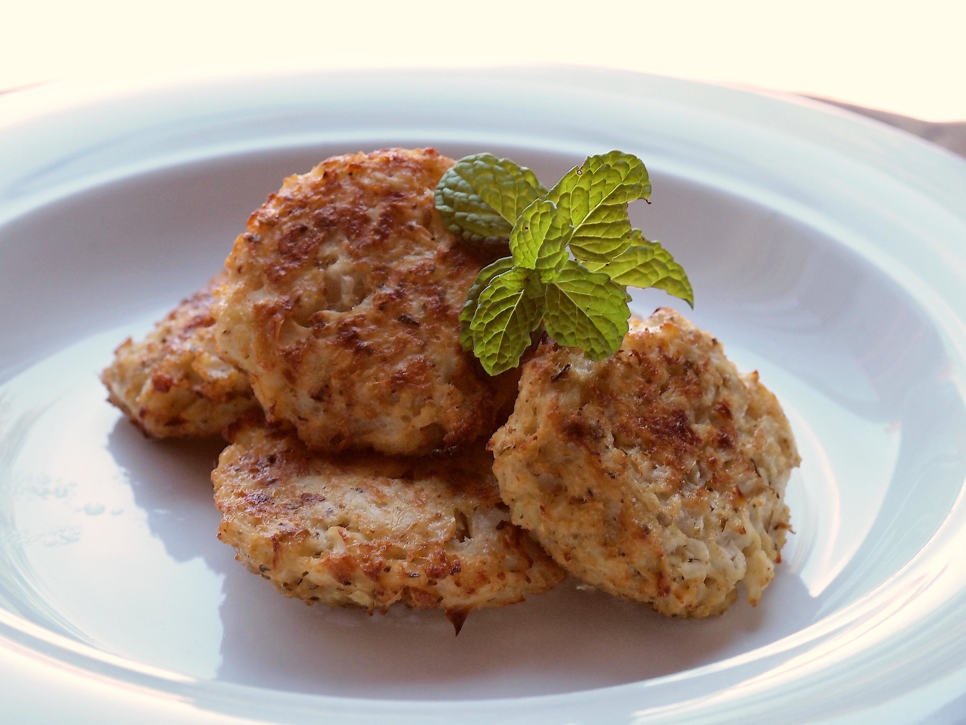 Baked Cauliflower Fritters Maya`s Kitchen