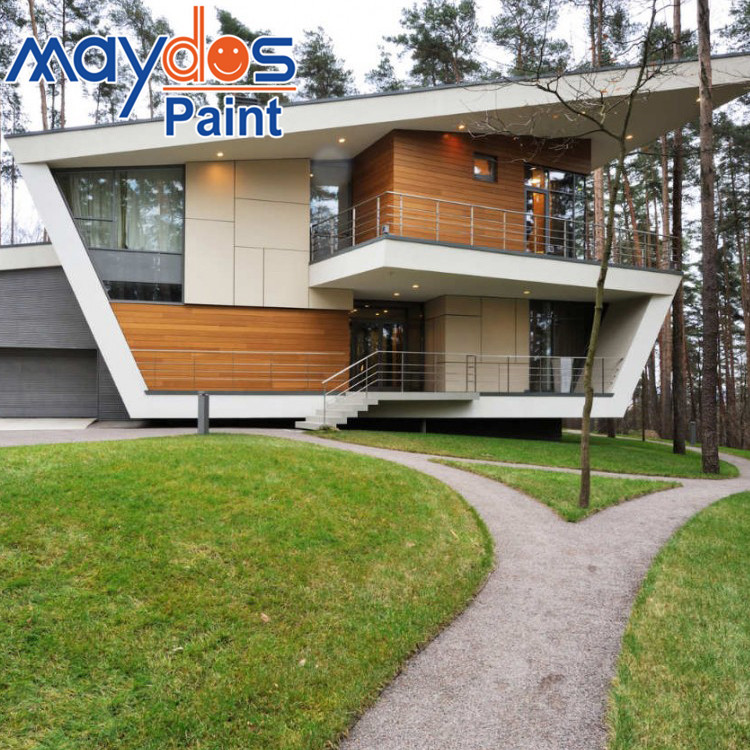 Latex wall paint High coverage emulsion grey outside for exterior wall