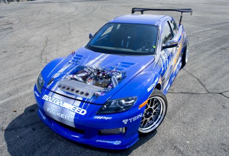 Mazda RX-8 drift tuning, dupla turbóval.