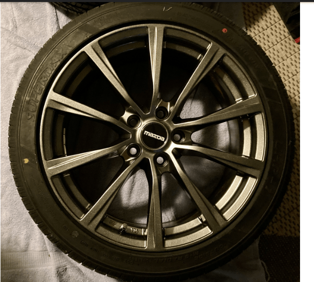 SET of Four 18x8 Sport Edition Wheels & Tires NEW 2004 to 2020 Mazda