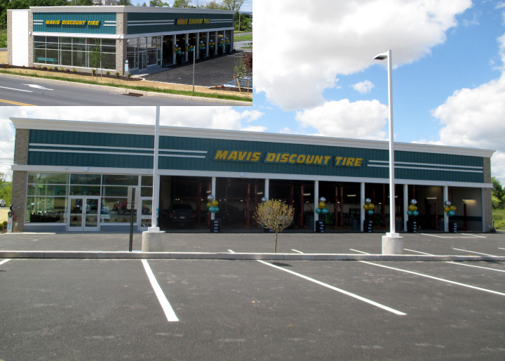 New Mavis Tire Center opened in May 2021
