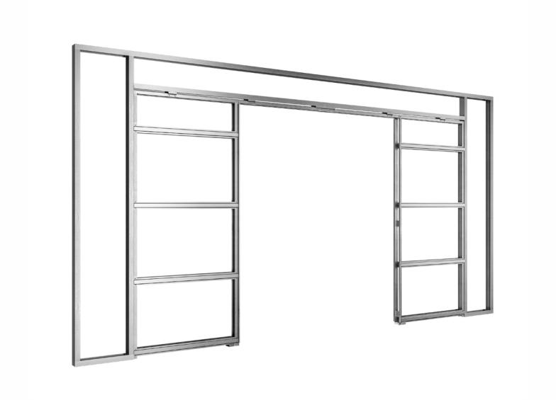 Rocket Frame Double Pocket Door Kit