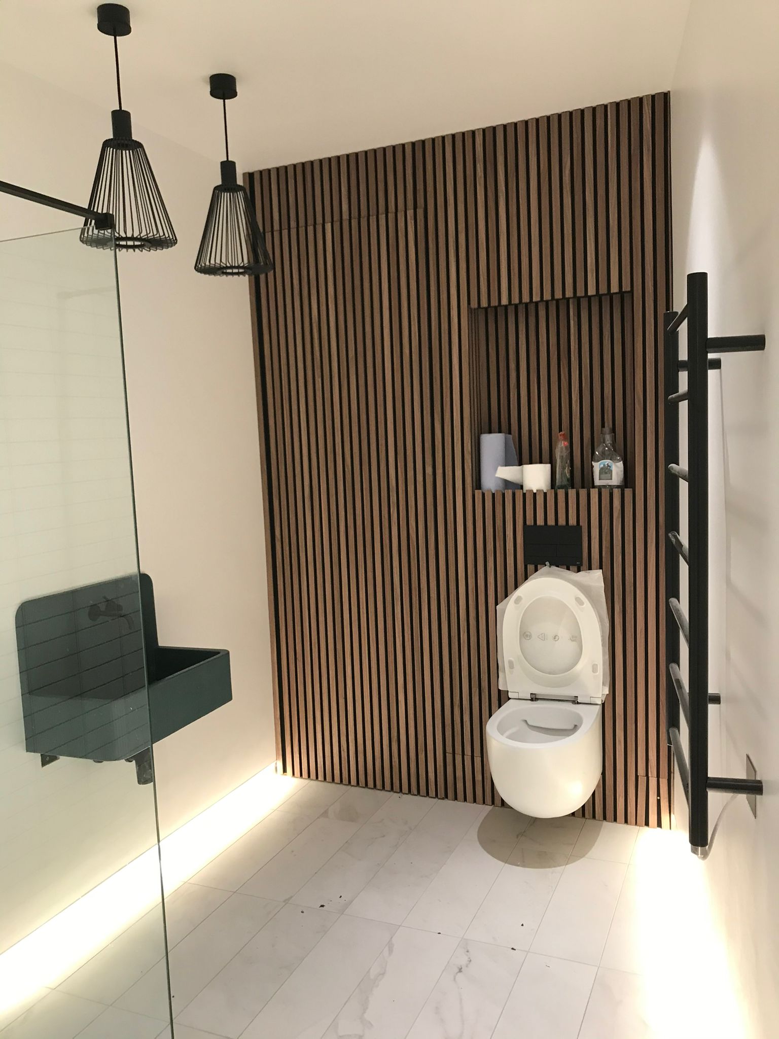 White Bathroom MB Echo Build