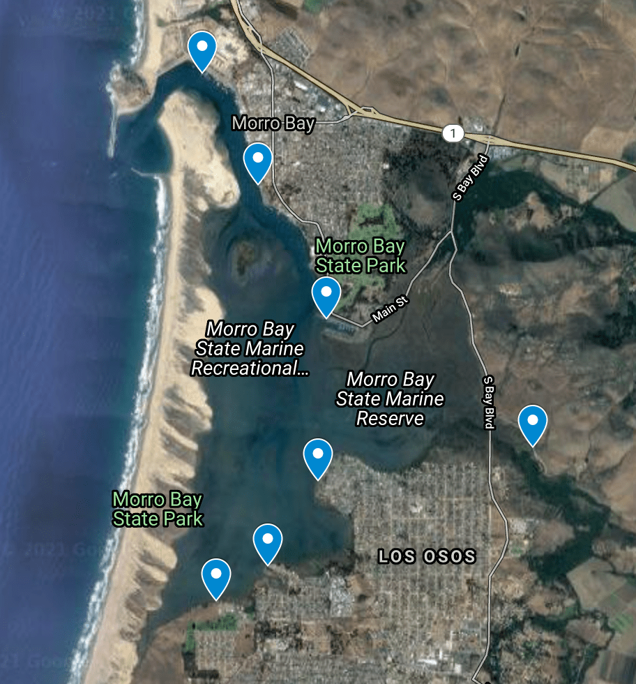 Figure 1 Sampling Location Morro Bay National Estuary Program