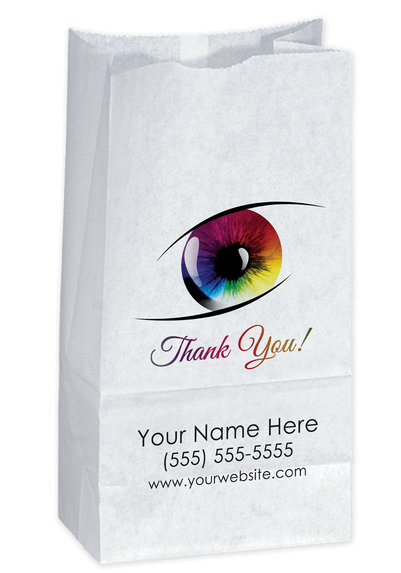 Custom Optometry Popcorn Bags (CPOPBAG) Order Customized Popcorn Bags