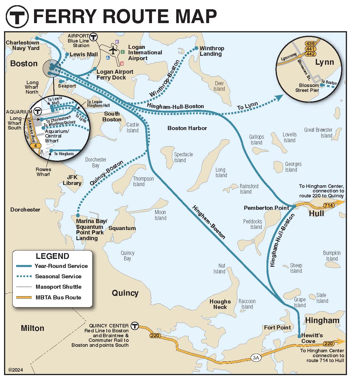 Ferry Schedules & Maps MBTA