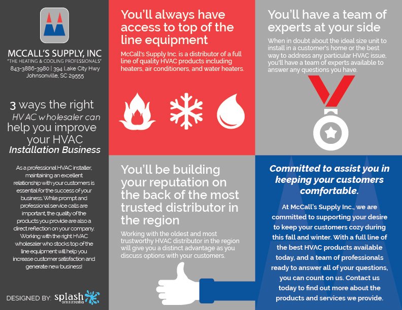 (Infographic) How to Improve Your HVAC Business McCall's Supply, Inc.