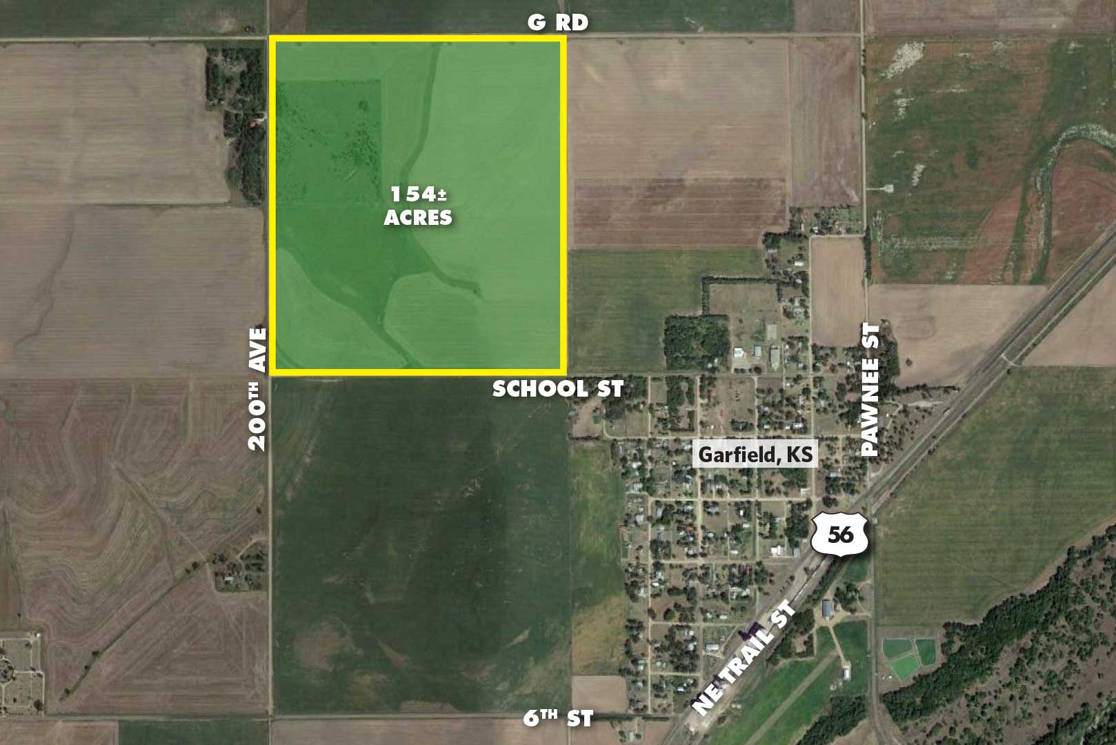(Pawnee County) 154 +/ Acres Of Agricultural Land, 154 +/ Acres 200th