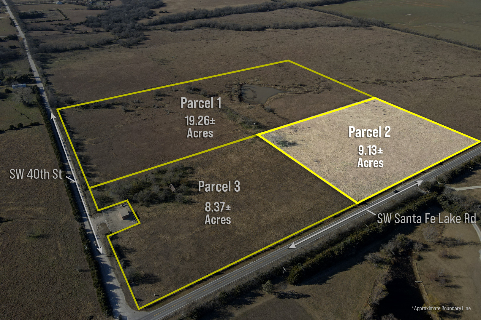 (Butler Co.) PARCEL 2 9.13 ± Acres For Homesite, 9.13 +/ Acres On SW Santa Fe Lake Rd