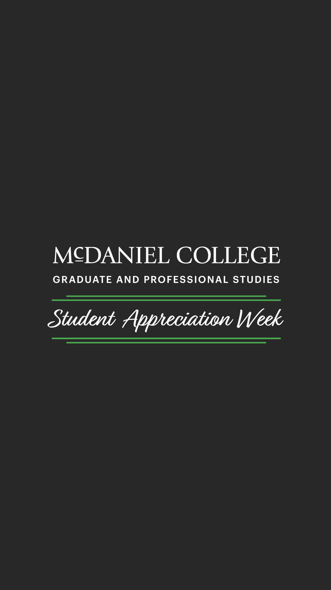 GPS Week Instagram McDaniel College