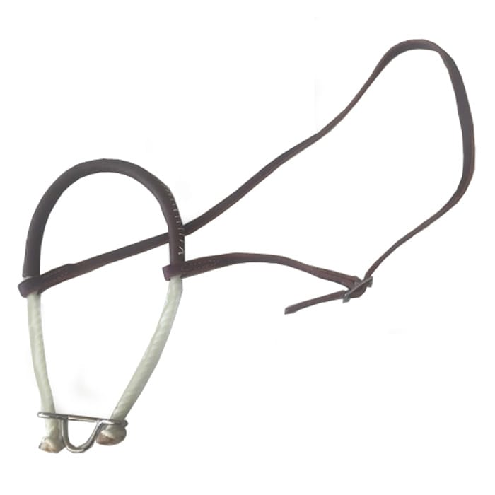Rope Noseband Leather Wrapped TMC11 MC Diamond Ranch