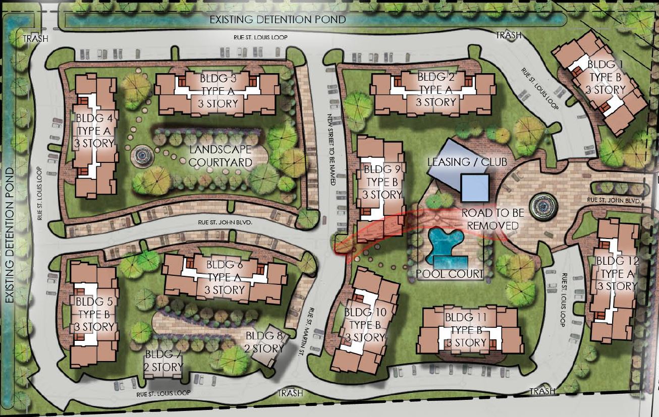 Faubourg St. John 240 Proposed Units The McEnery Company