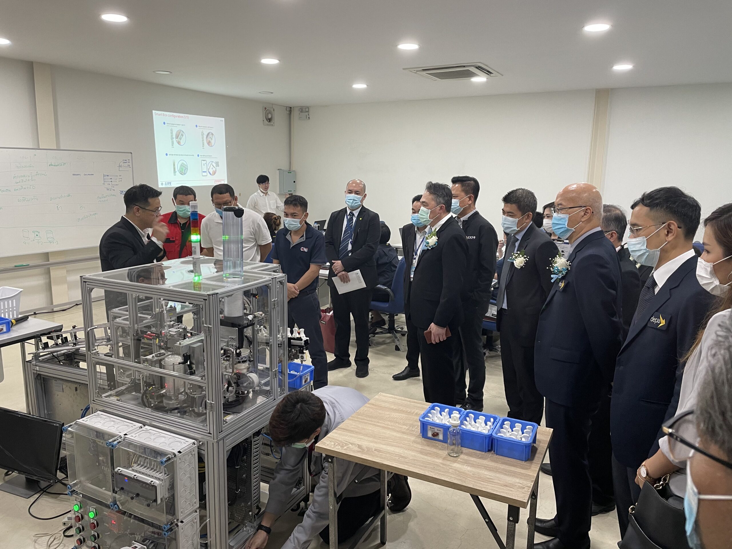 พิธีเปิดศูนย์ฝึกศูนย์ฝึกอบรม Lean IoT Plant Management