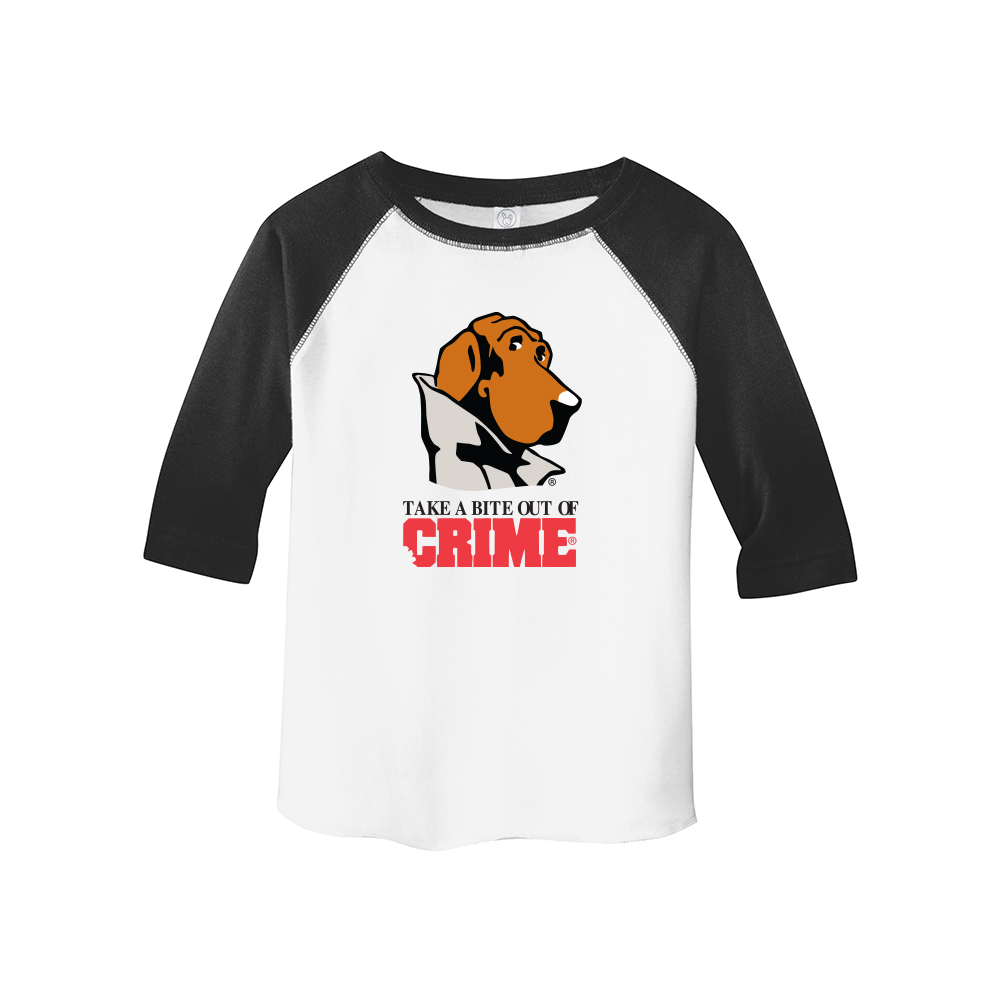 McGruff Toddler Baseball Tee McGruff Safe Kids