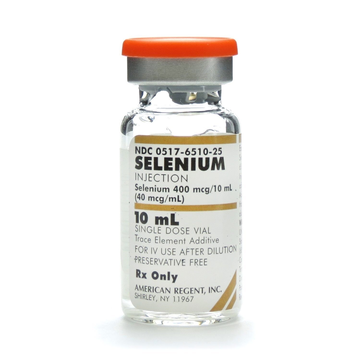 Selenium Trace Element, 40 mcg/mL, SDV, 10mL Vial McGuff Medical Products