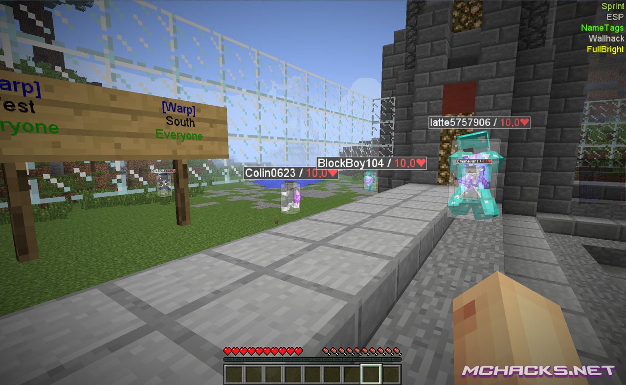 Flare Hacked Client Download for Minecraft 1.7.10