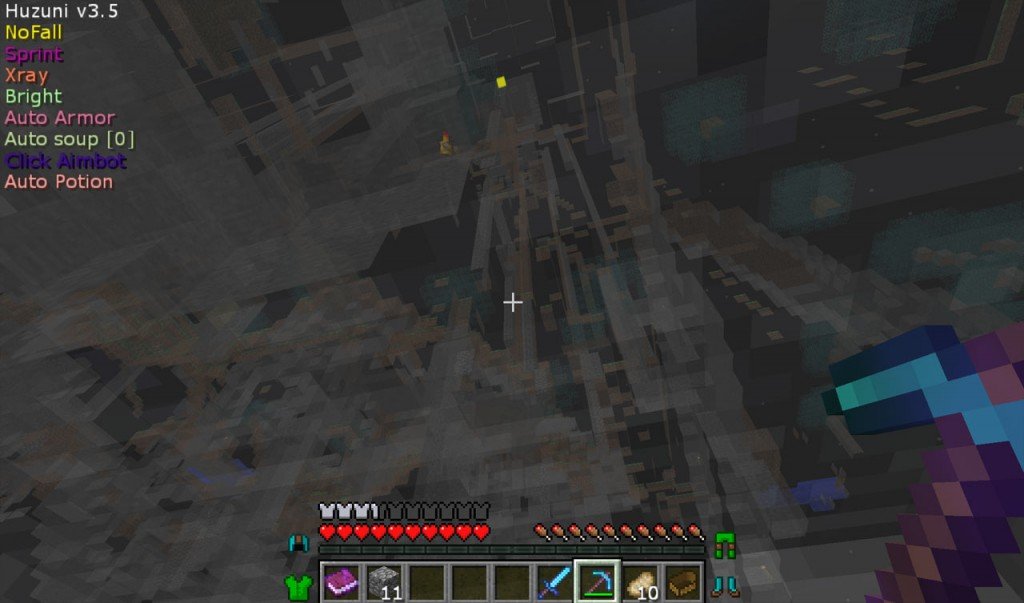 Huzuni Hacked Client Download for Minecraft 1.8.X