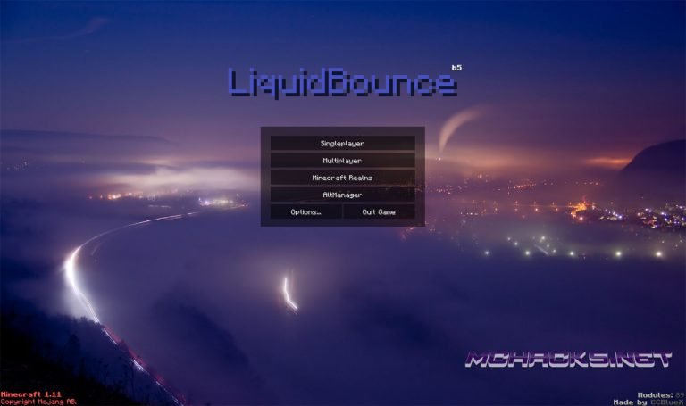 Download LiquidBounce Minecraft Realms Hacked Client ALL Versions