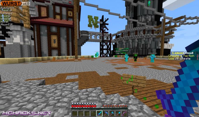 Minecraft 1.12 Hacked Client Wurst 6.8