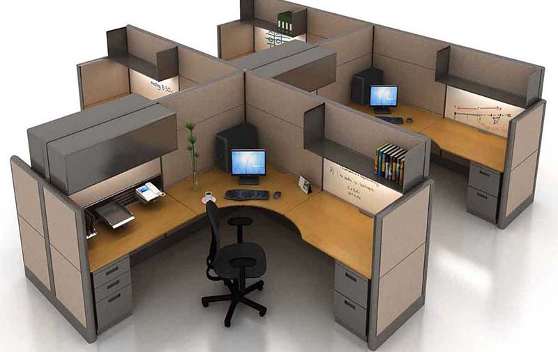 Modular work station in Chennai Mchoice interior designers