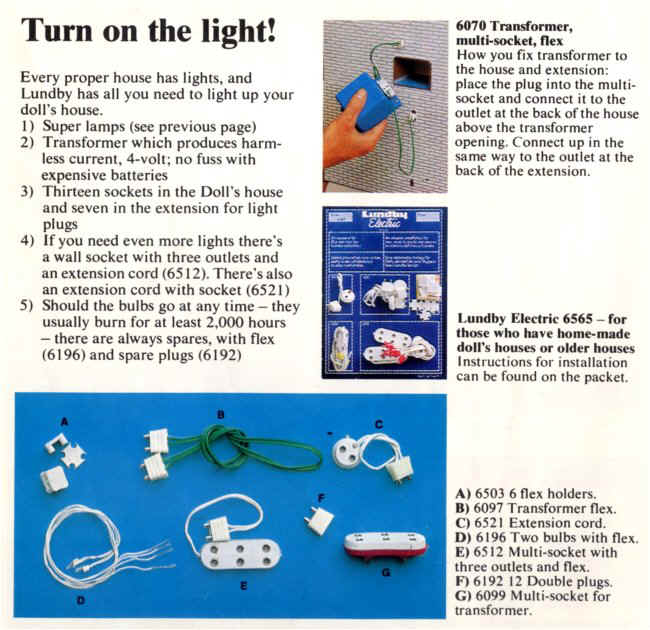 LIGHTS FOR DOLLHOUSES