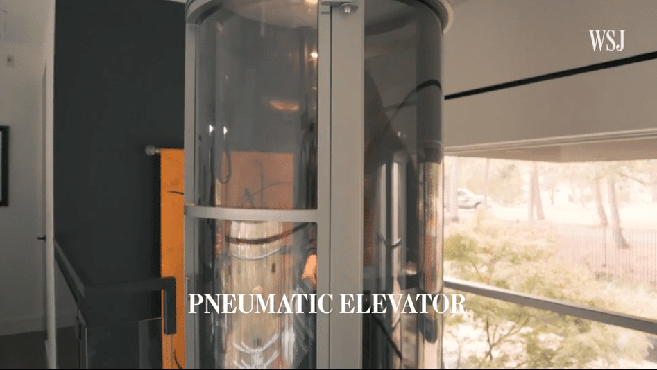 McKinley Elevator installs pnuematic elevator in' A 'Star Trek' Home