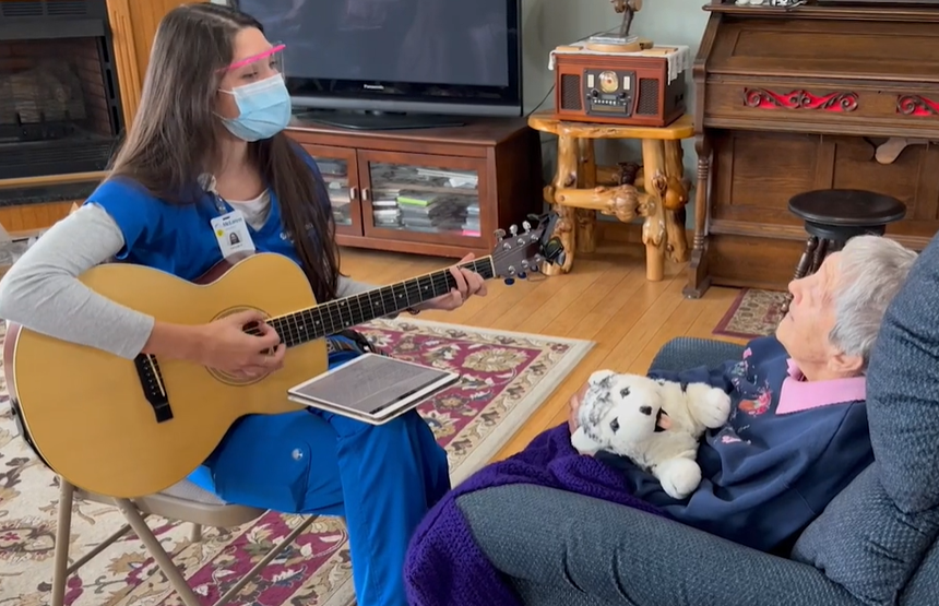 Playing for Keeps Music Therapy in Hospice McLaren Health Care News