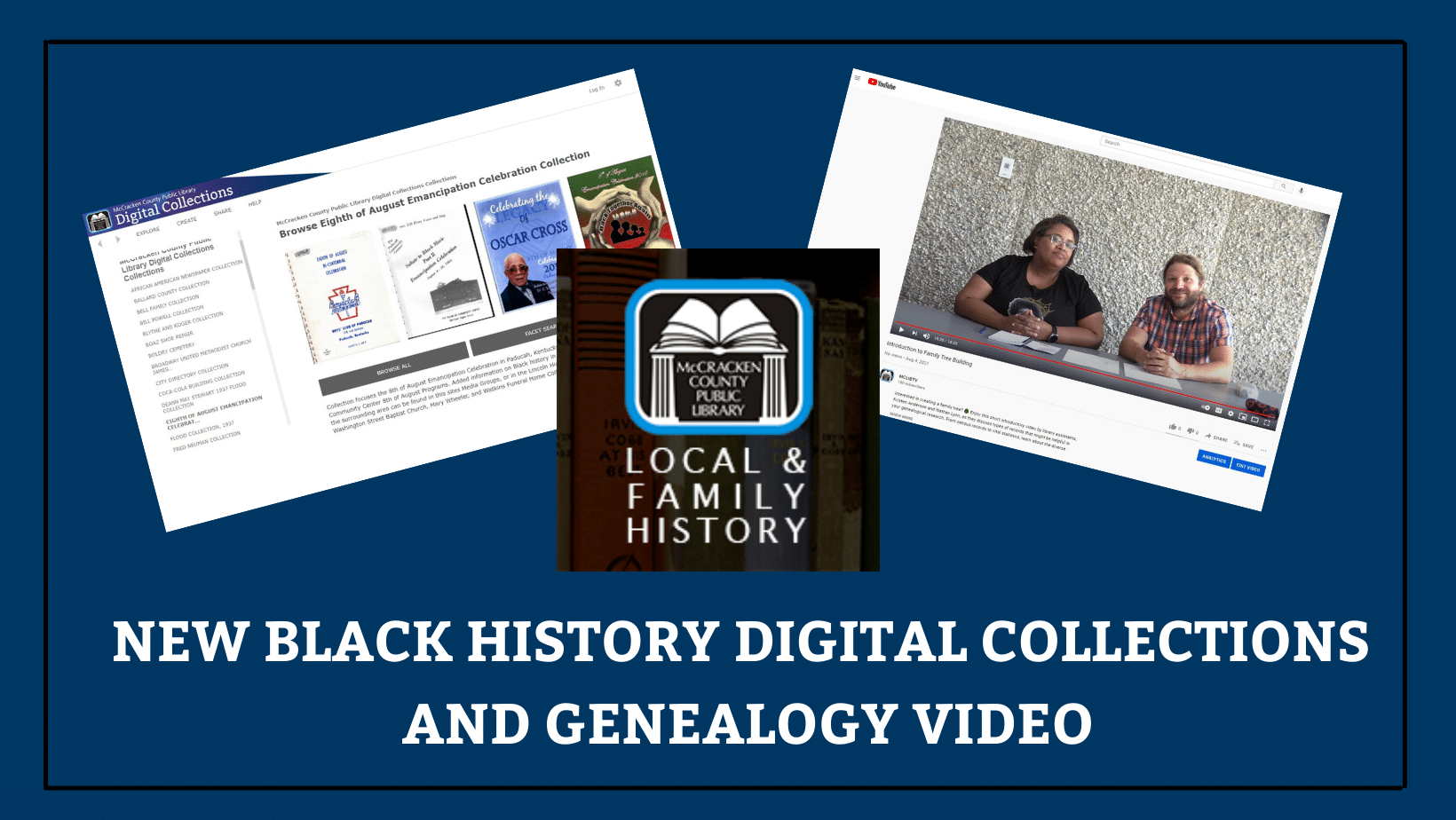 Local and Family History Department Uploads New Online Black History Collections and Genealogy
