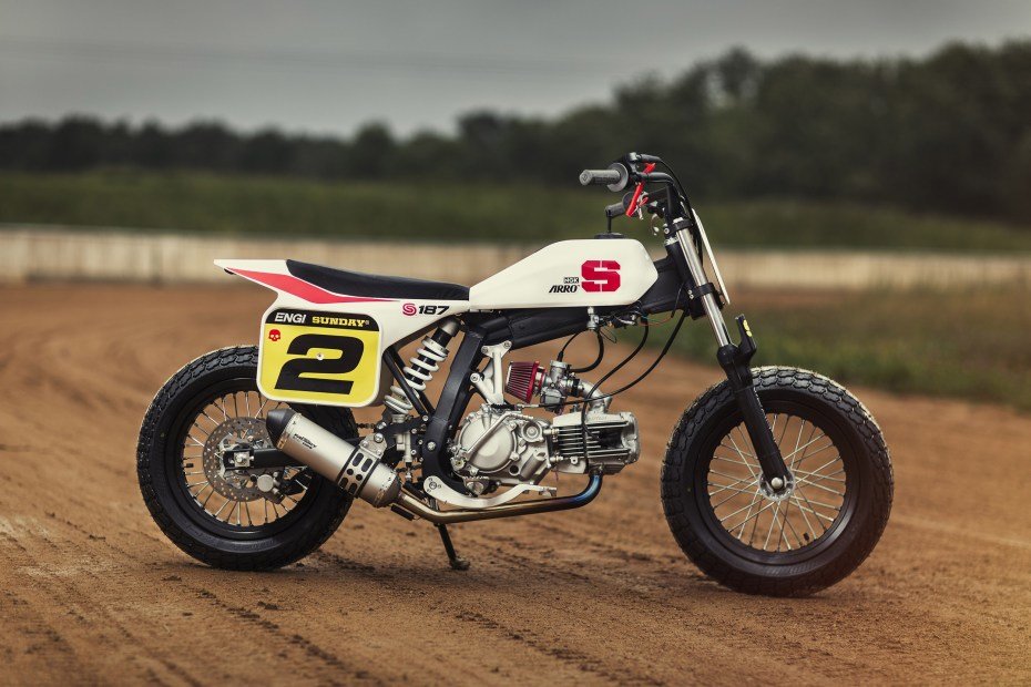 FLAT TRACK BIKE Sunday Motors S187 Red Baron Racing