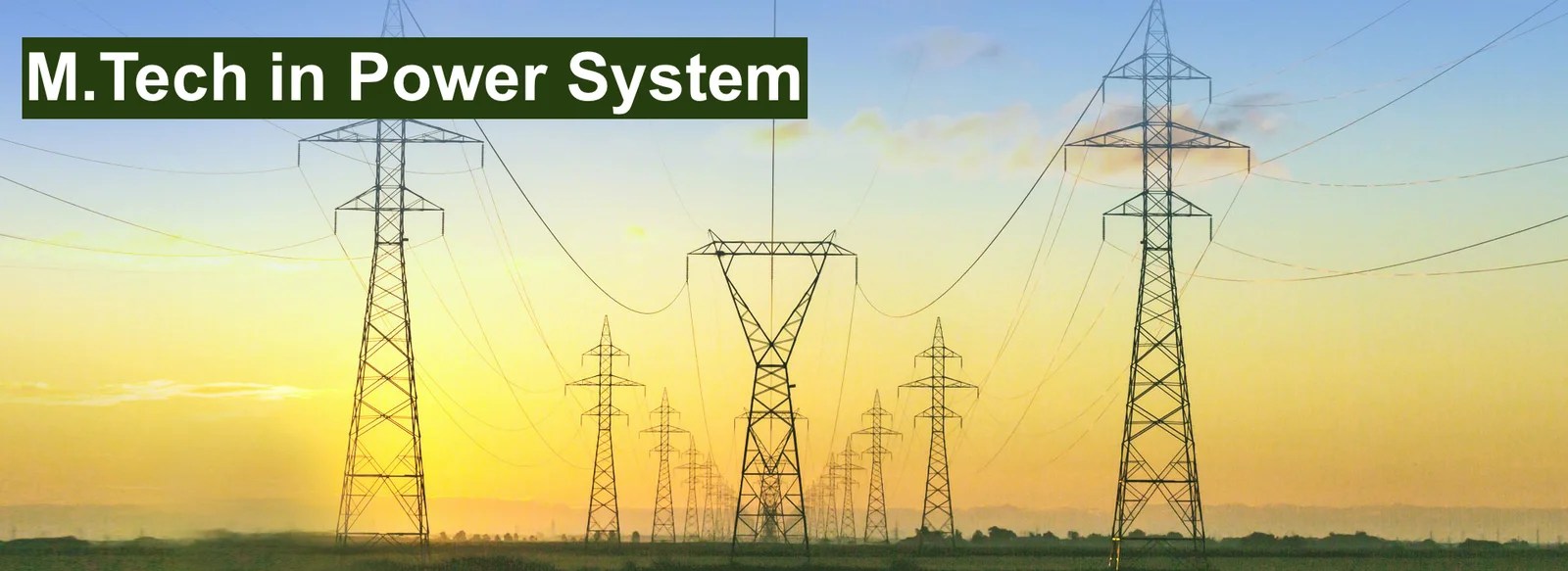 M.tech Power System for Working Professionals in 2022 apply now