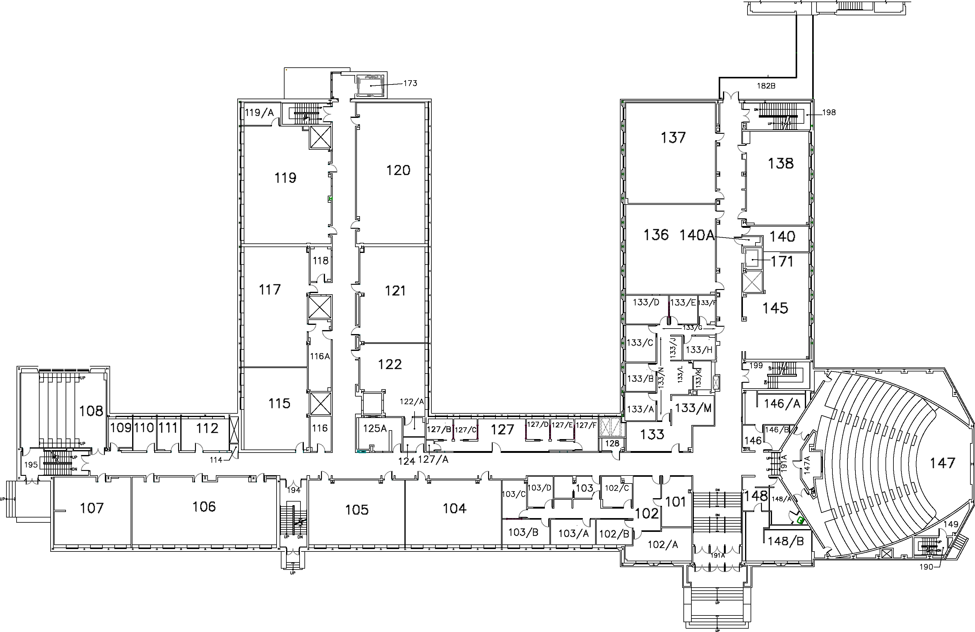 UCF Classroom Building 2 Map