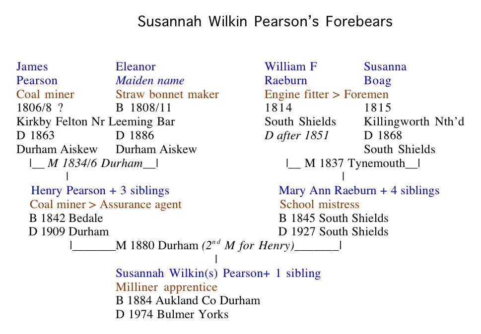 McNamara Family History Pearsons and Raeburns