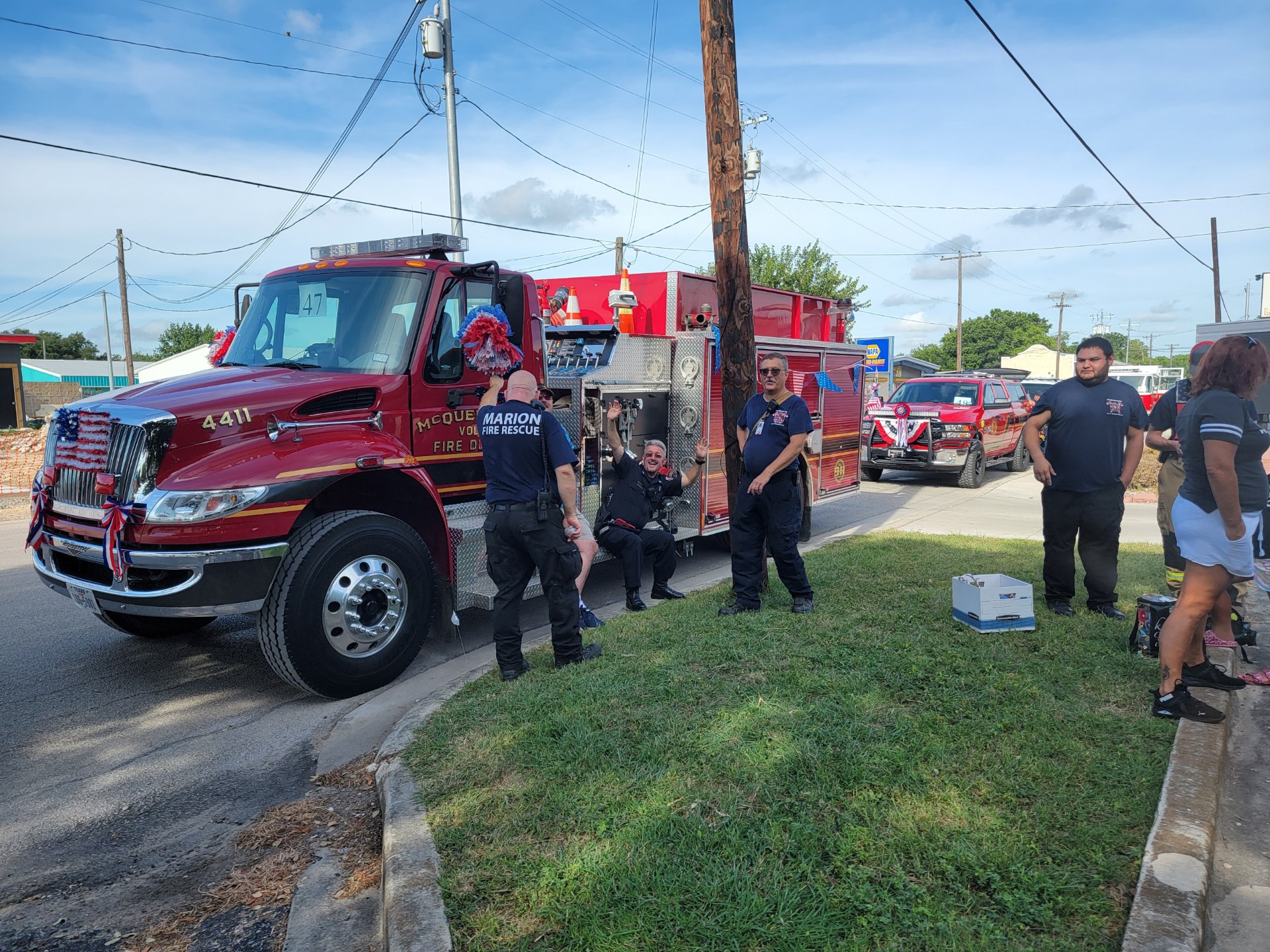 McQueeney Volunteer Fire Department Participates in Freedom Fiesta