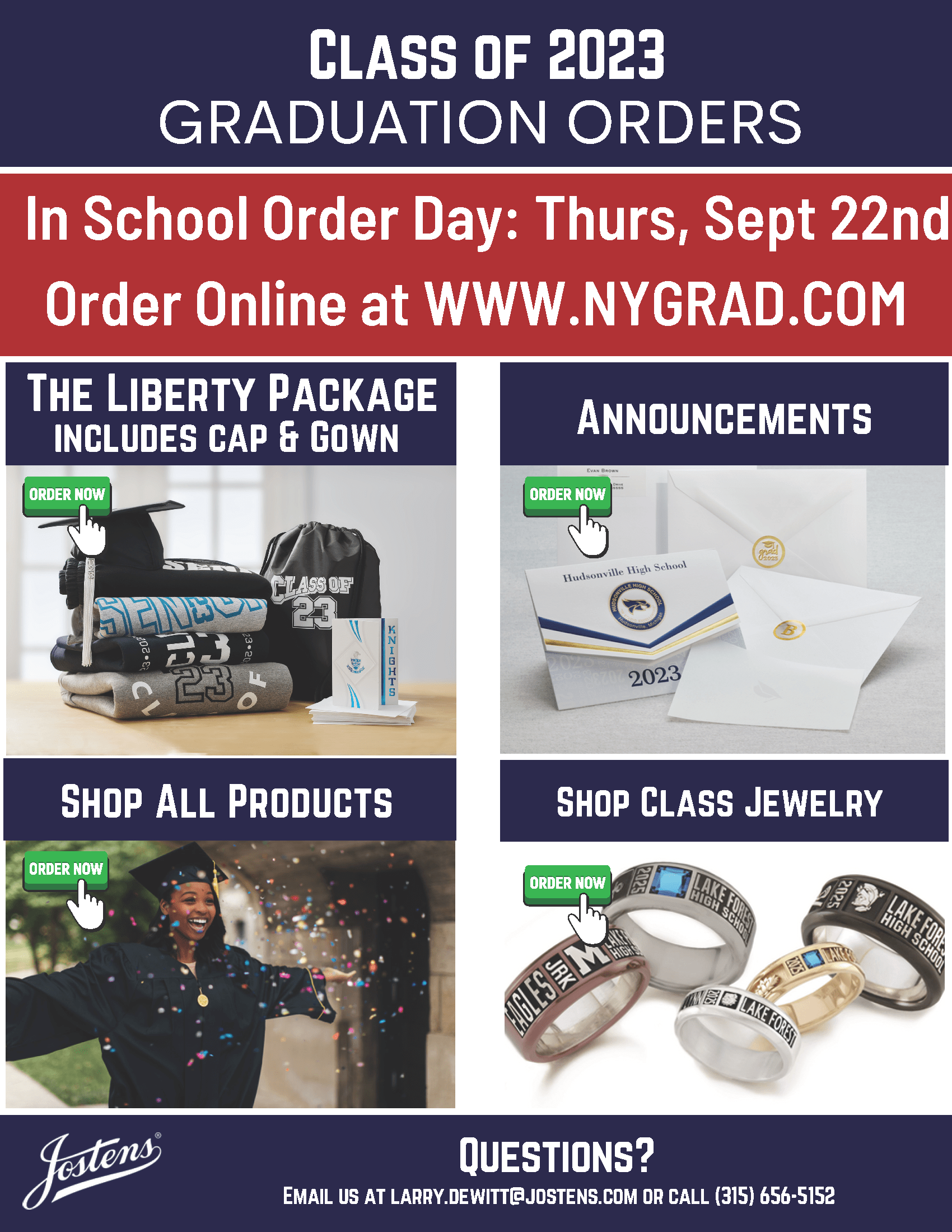 Class of 2023 Graduation Orders Massena Central School District