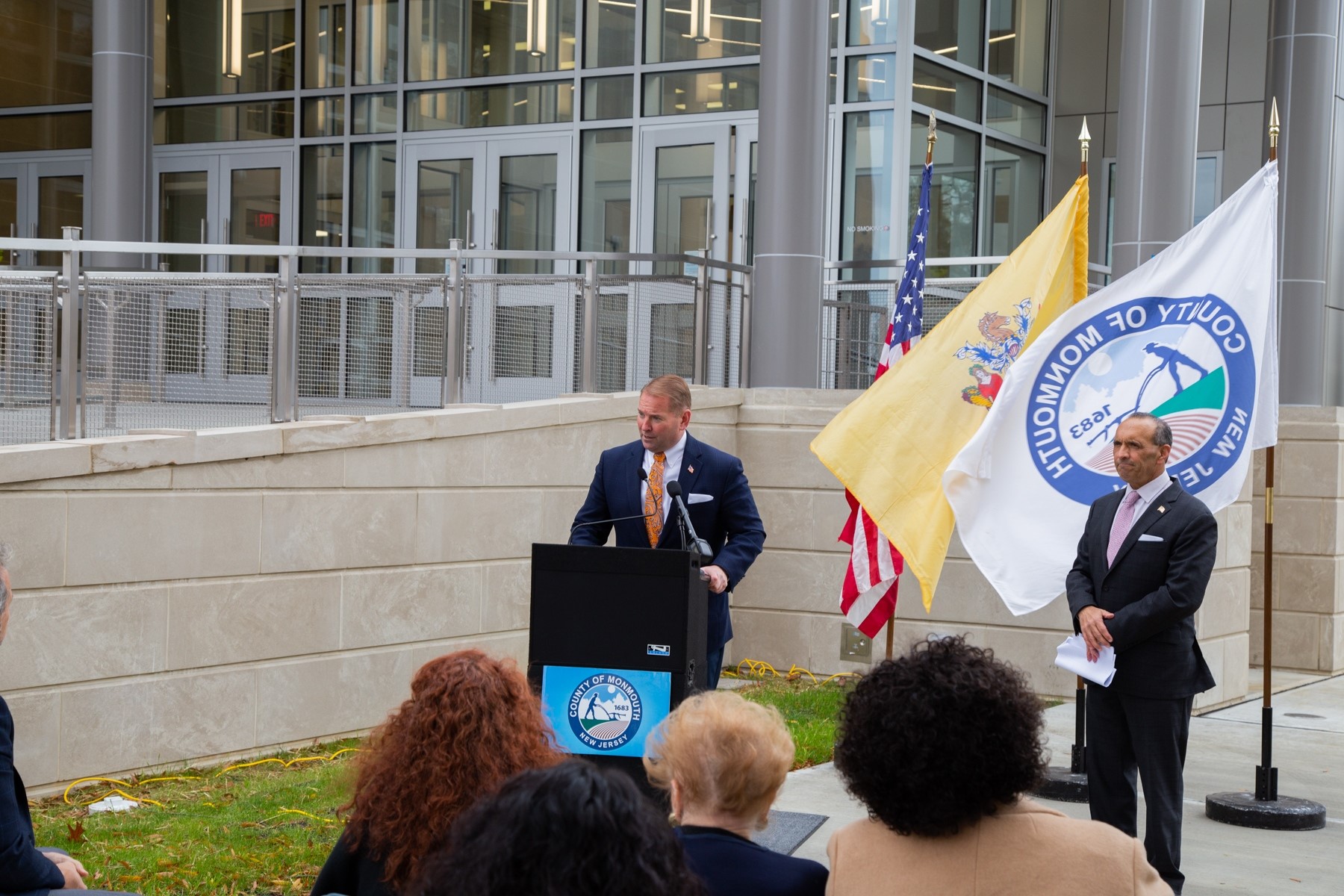 Monmouth County Holds RibbonCutting Ceremony For Courthouse West Wing Security Vestibule