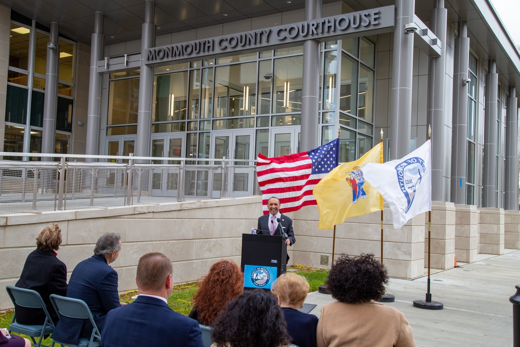 Monmouth County Holds RibbonCutting Ceremony For Courthouse West Wing