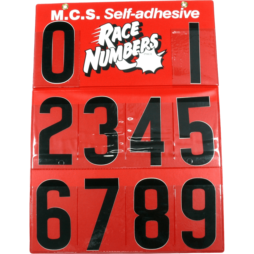 RNB 165MM STRAIGHT NUMBER BOARD BLACK