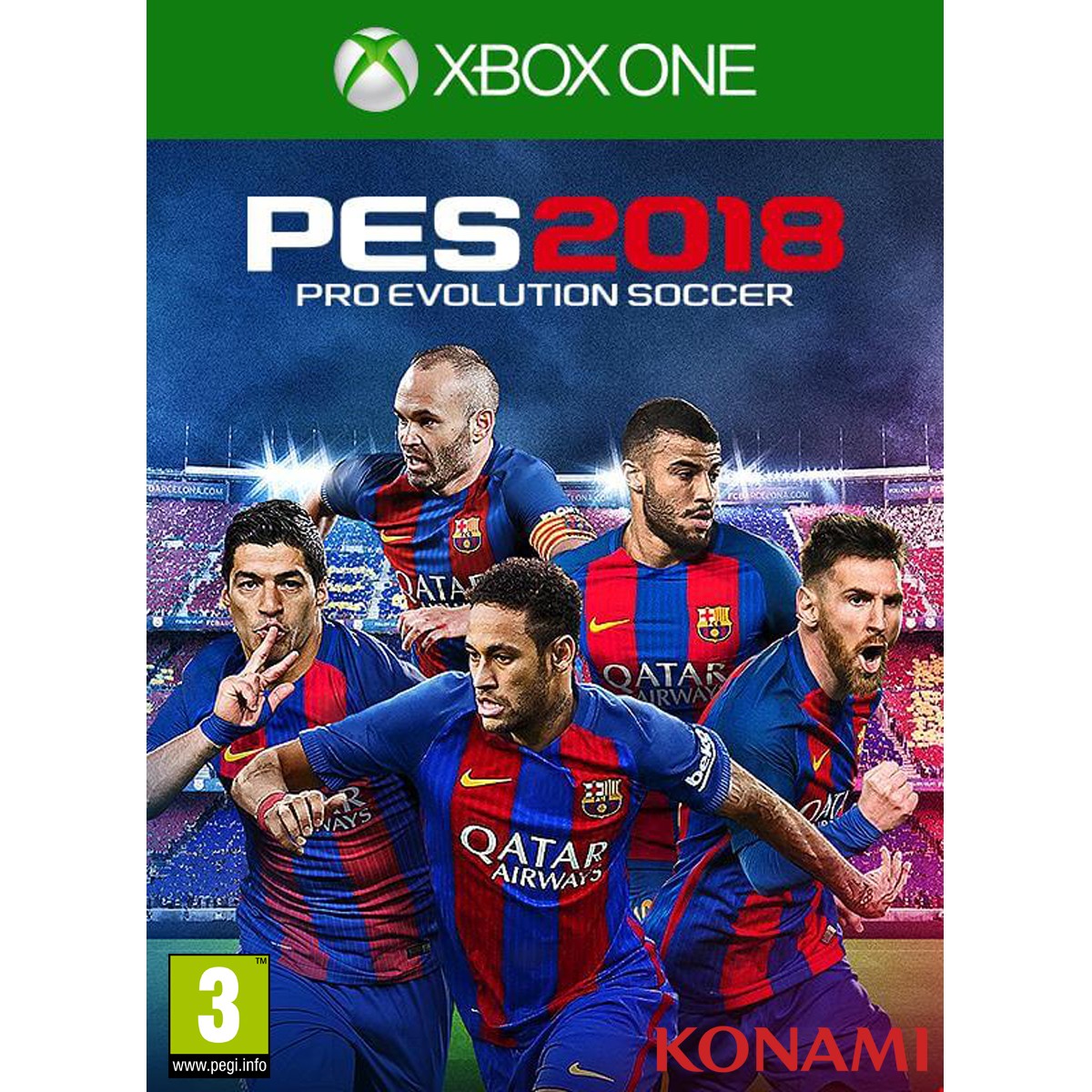 Pro Evolution Soccer 2018 [PES] Xbox One Standard Edition McSteve
