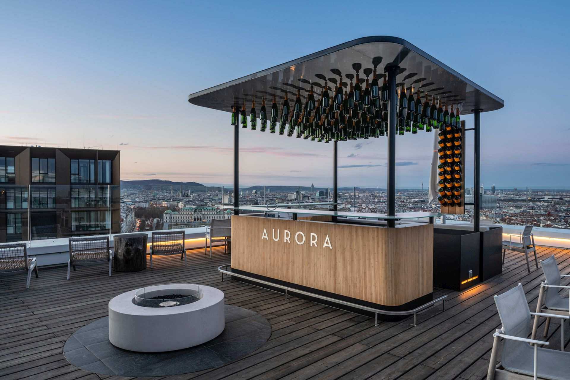 Aurora Rooftop Bar MDB Studio