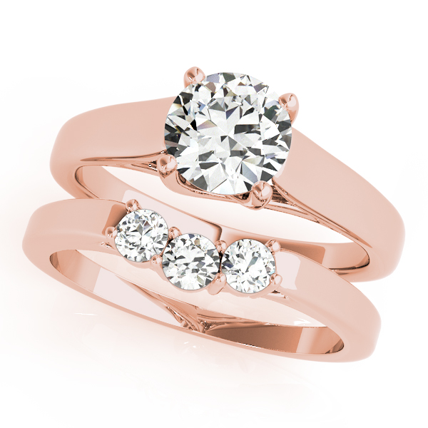 Wedding Ring To Match Solitaire Engagement Ring Wedding Rings Sets Ideas