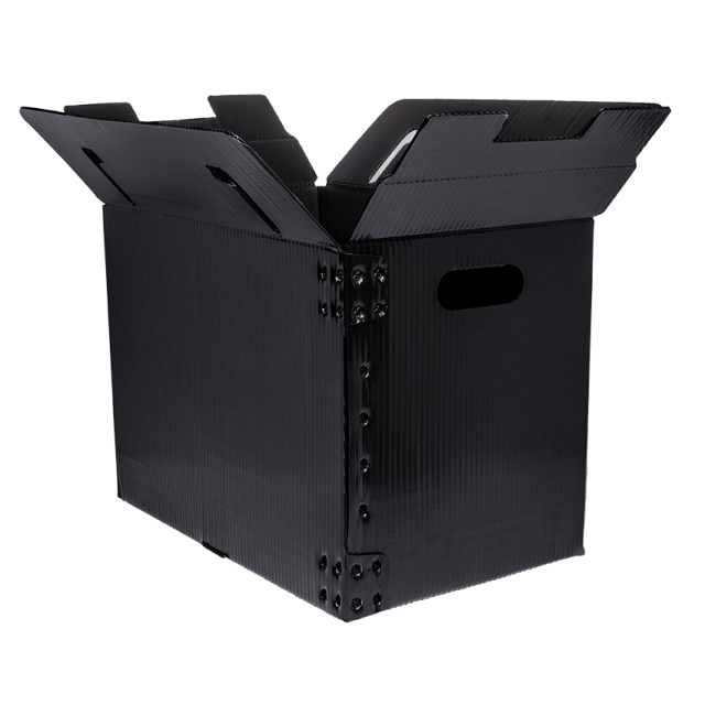 Corrugated Plastic Boxes Reusable Shipping and Storage Boxes MDI