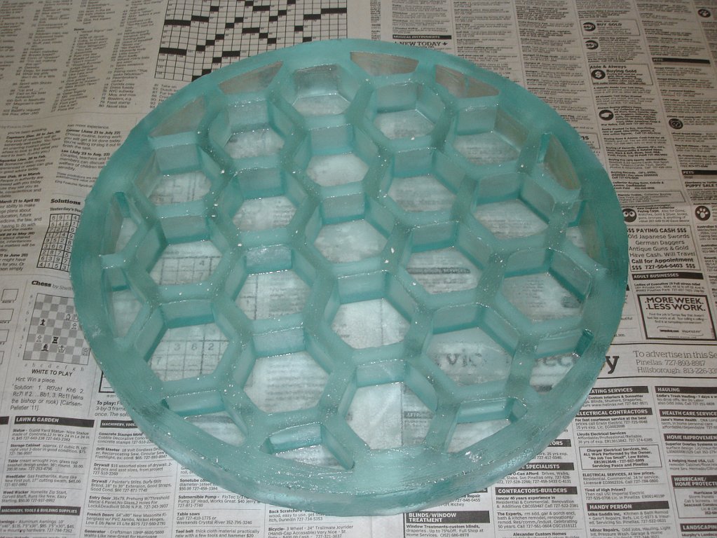 How I Make LightWeight Hexagon or Telescope Mirror Blanks