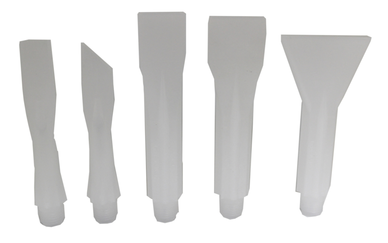 EA1100 Spreader Nozzle HDPE 4,5'' lang, opening 25,4 x 3,2mm, 10 stuks