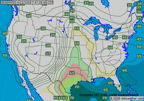 Dew Point Forecast Map Forecast Maps