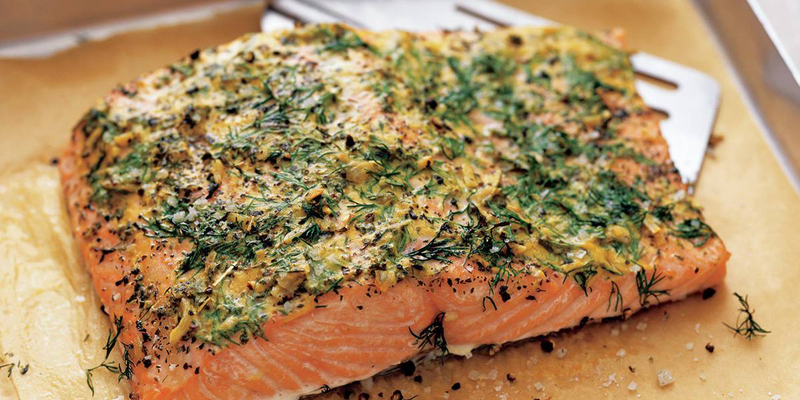 Mustard Crusted Salmon ( Copy ) MealGarden