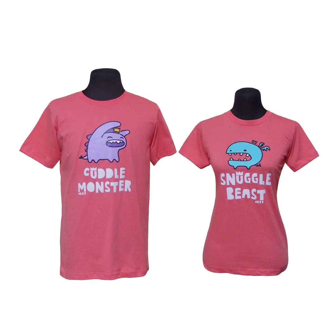 Cuddle (Pink) Couple Shirt Me&U